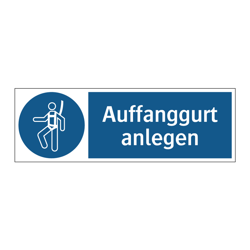 Auffanggurt anlegen