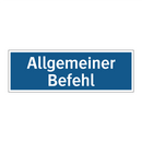Allgemeiner Befehl