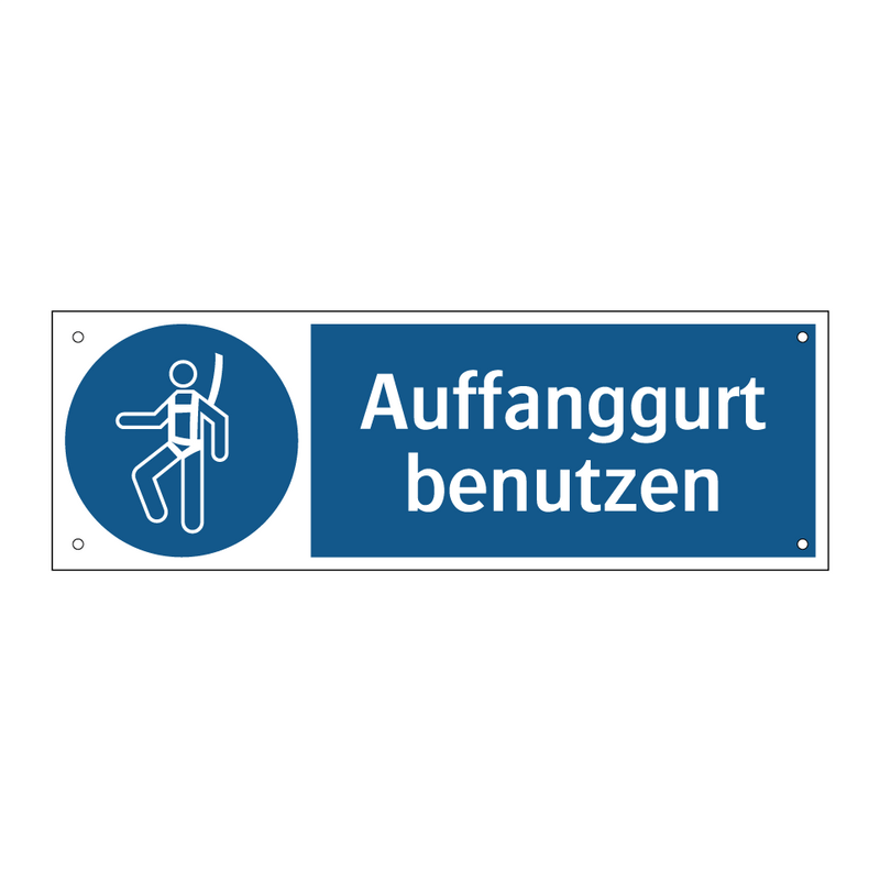 Auffanggurt benutzen