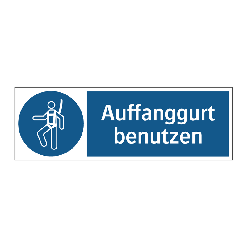 Auffanggurt benutzen