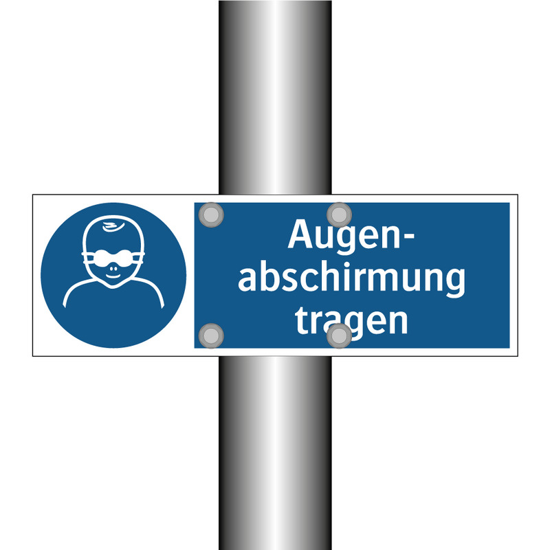 Augen- abschirmung tragen