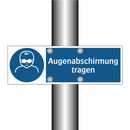 Augenabschirmung tragen