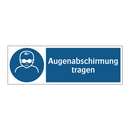 Augenabschirmung tragen