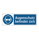 Augenschutz befindet sich