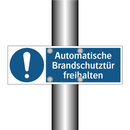Automatische Brandschutztür freihalten