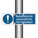 Automatische wasserdichte Tür freihalten