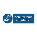 Schutzcreme erforderlich