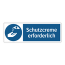 Schutzcreme erforderlich