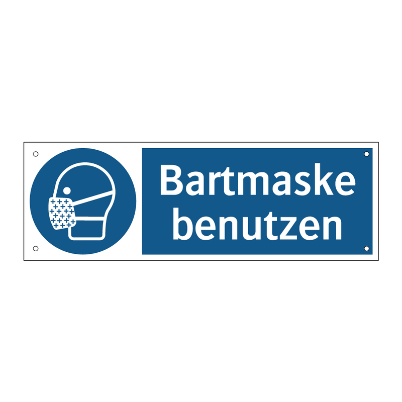 Bartmaske benutzen