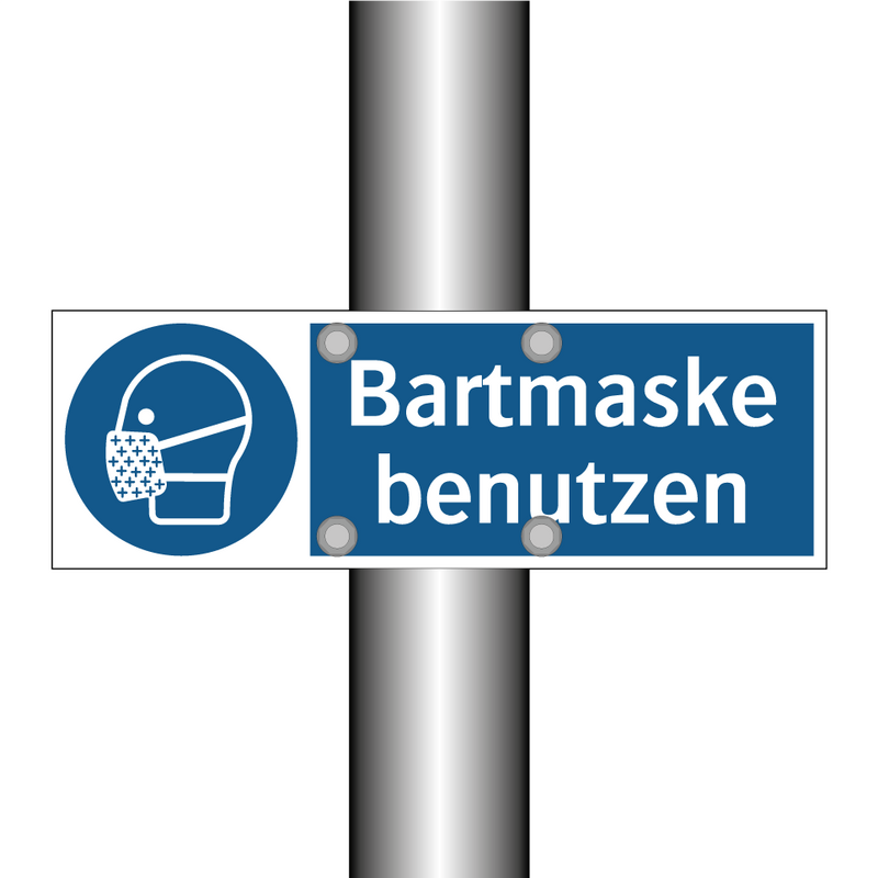 Bartmaske benutzen