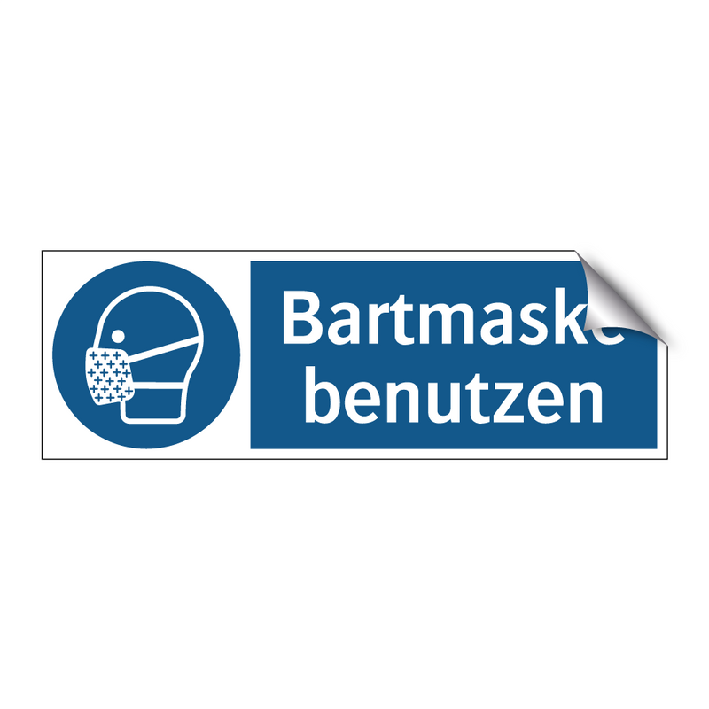 Bartmaske benutzen