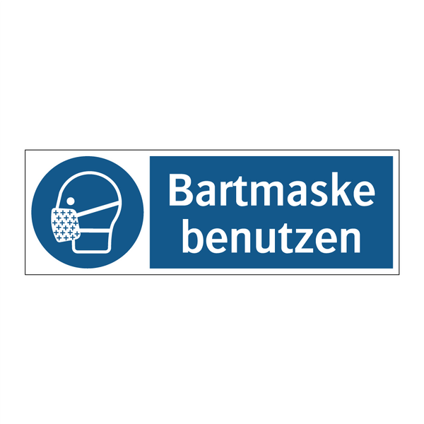 Bartmaske benutzen
