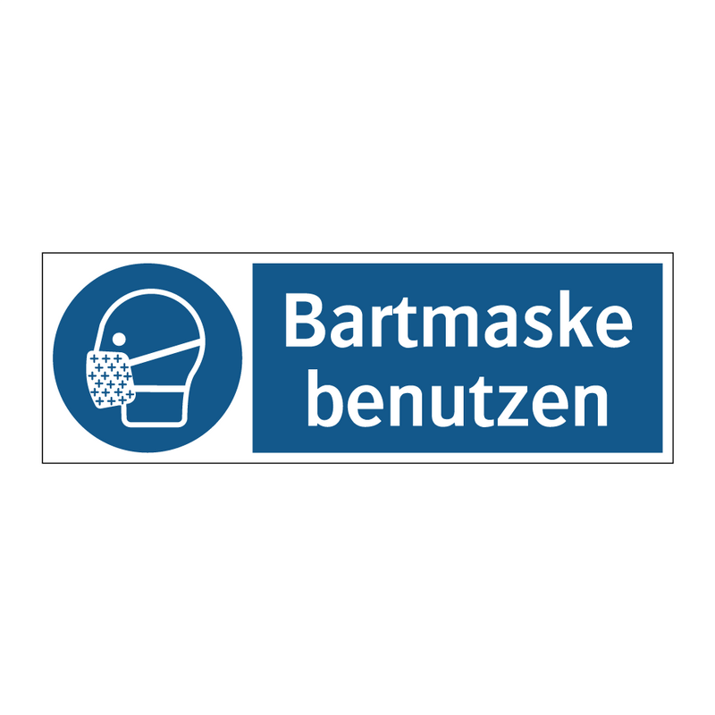 Bartmaske benutzen
