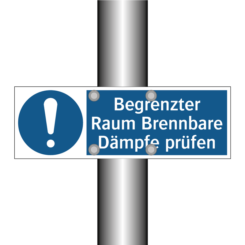 Begrenzter Raum Brennbare Dämpfe prüfen