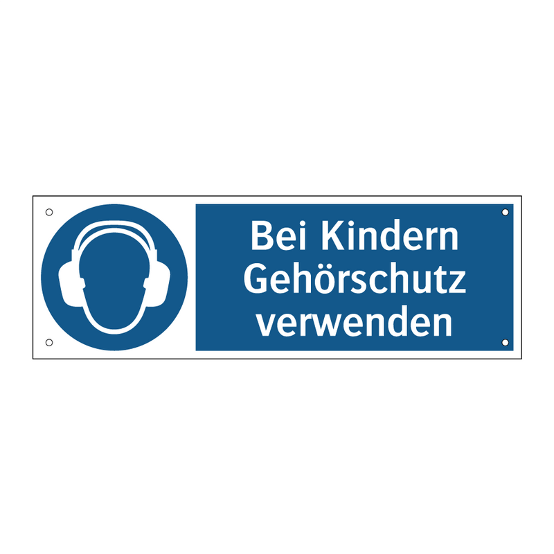 Bei Kindern Gehörschutz verwenden