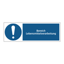 Bereich Lebensmittelverarbeitung