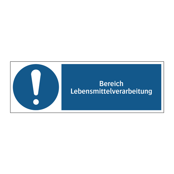 Bereich Lebensmittelverarbeitung