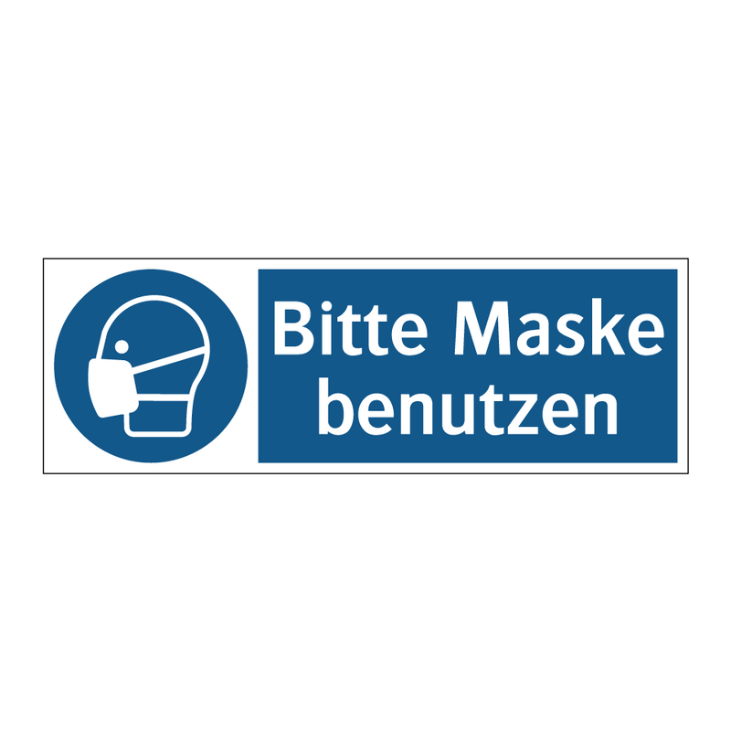 Bitte Maske benutzen