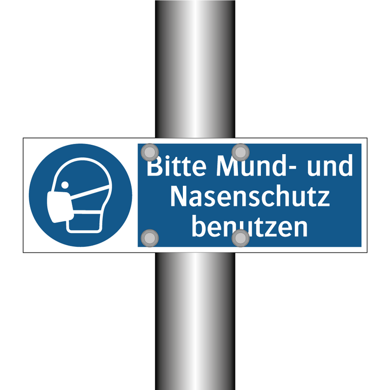 Bitte Mund- und Nasenschutz benutzen