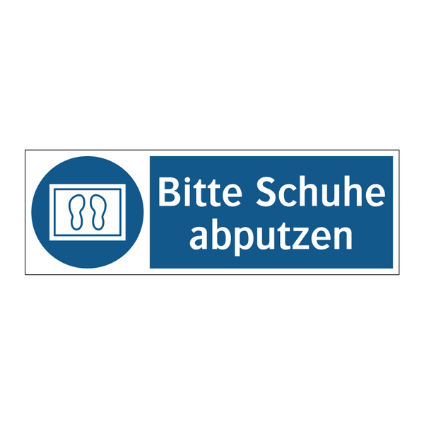 Bitte Schuhe abputzen