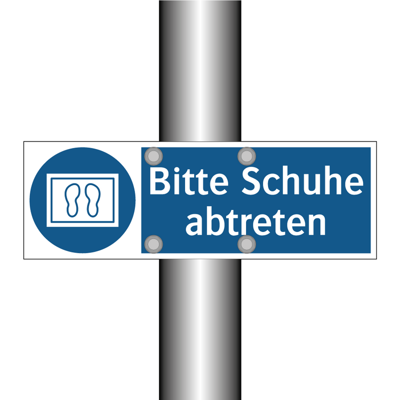 Bitte Schuhe abtreten
