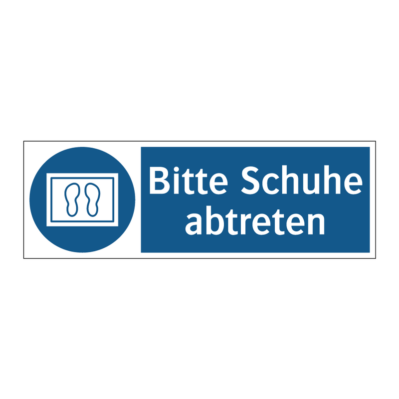 Bitte Schuhe abtreten