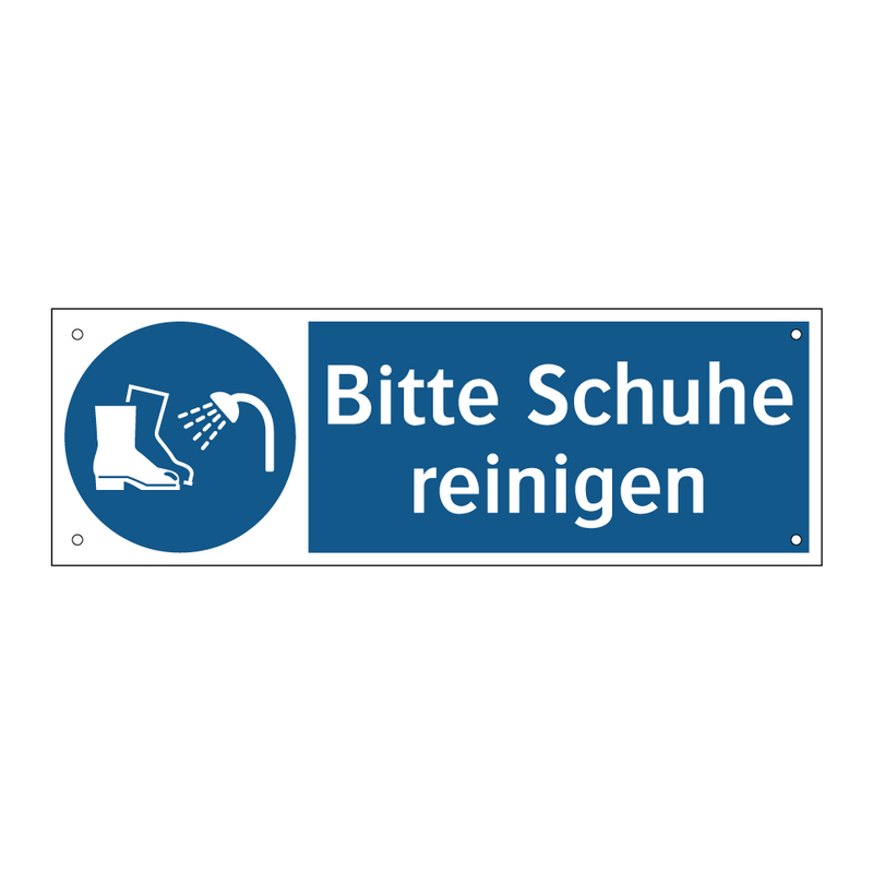 Bitte Schuhe reinigen