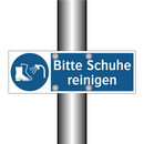 Bitte Schuhe reinigen