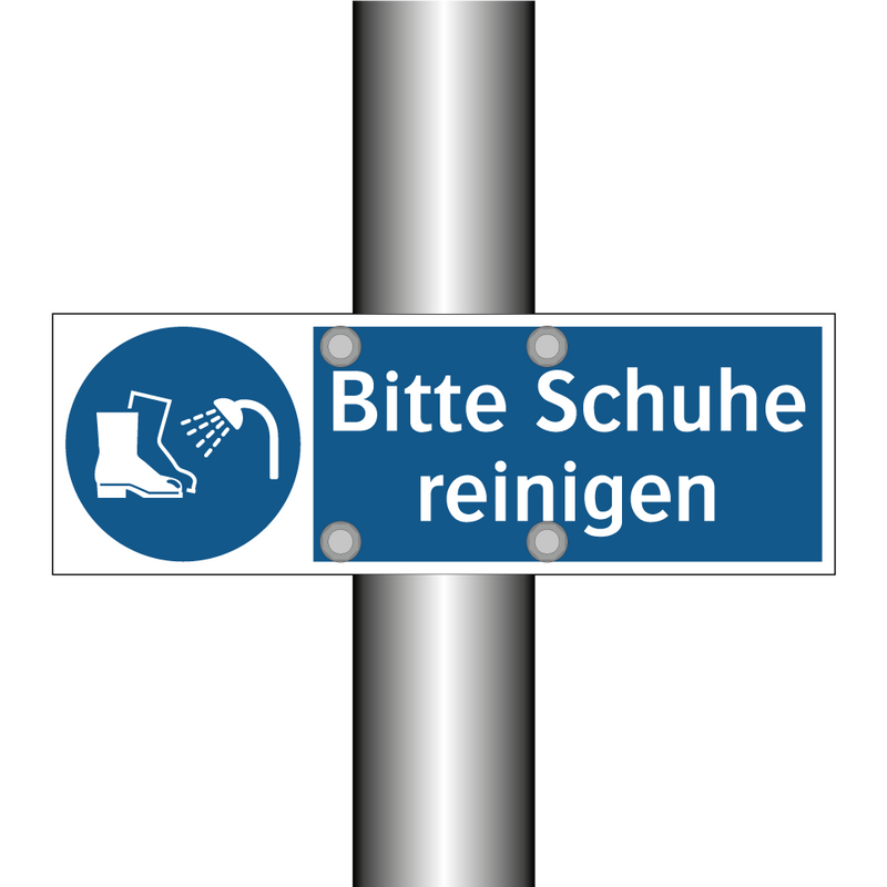 Bitte Schuhe reinigen