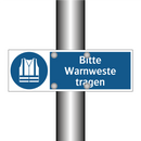 Bitte Warnweste tragen