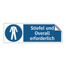Stiefel und Overall erforderlich