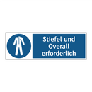 Stiefel und Overall erforderlich