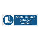 Stiefel müssen getragen werden
