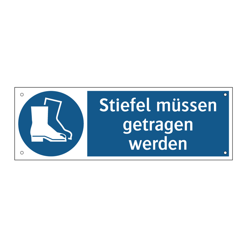 Stiefel müssen getragen werden