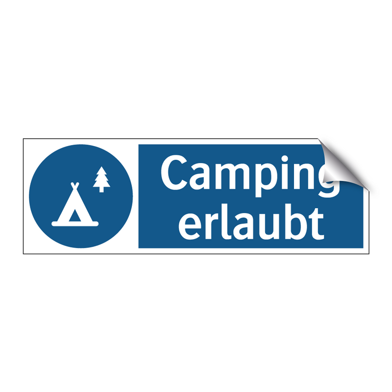 Camping erlaubt