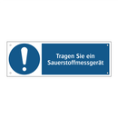 Tragen Sie ein Sauerstoffmessgerät