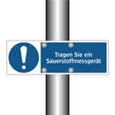 Tragen Sie ein Sauerstoffmessgerät