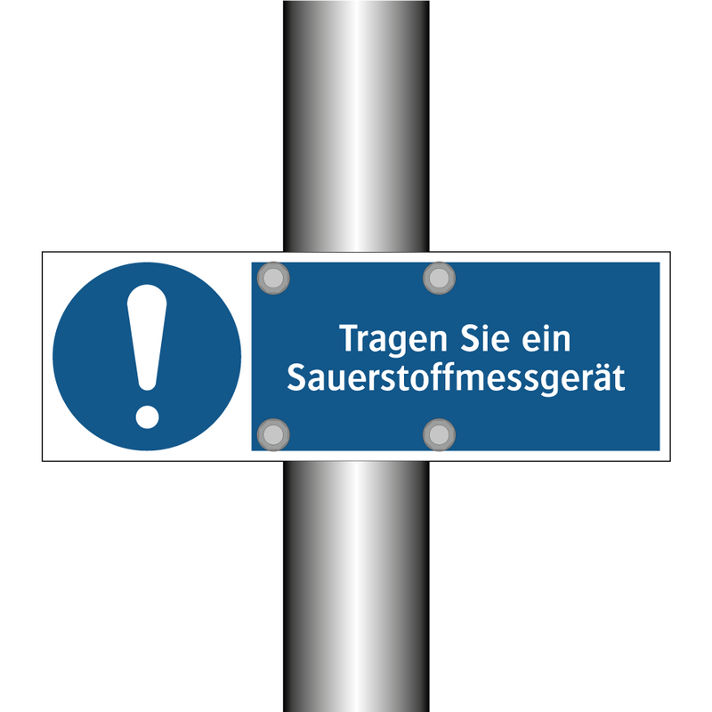 Tragen Sie ein Sauerstoffmessgerät