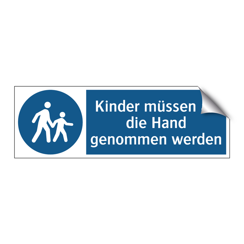 Kinder müssen an die Hand genommen werden