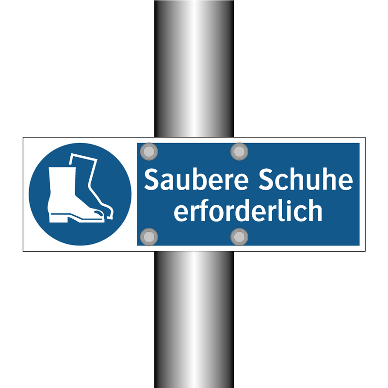 Saubere Schuhe erforderlich