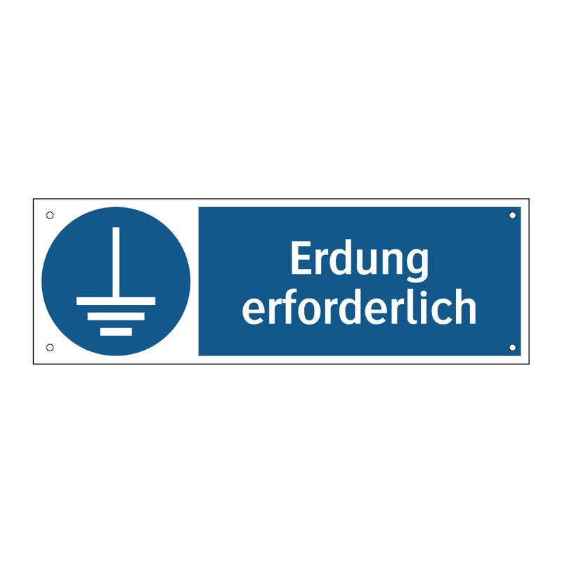 Erdung erforderlich