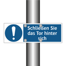 Schließen Sie das Tor hinter sich