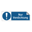 Nur Verdichtung