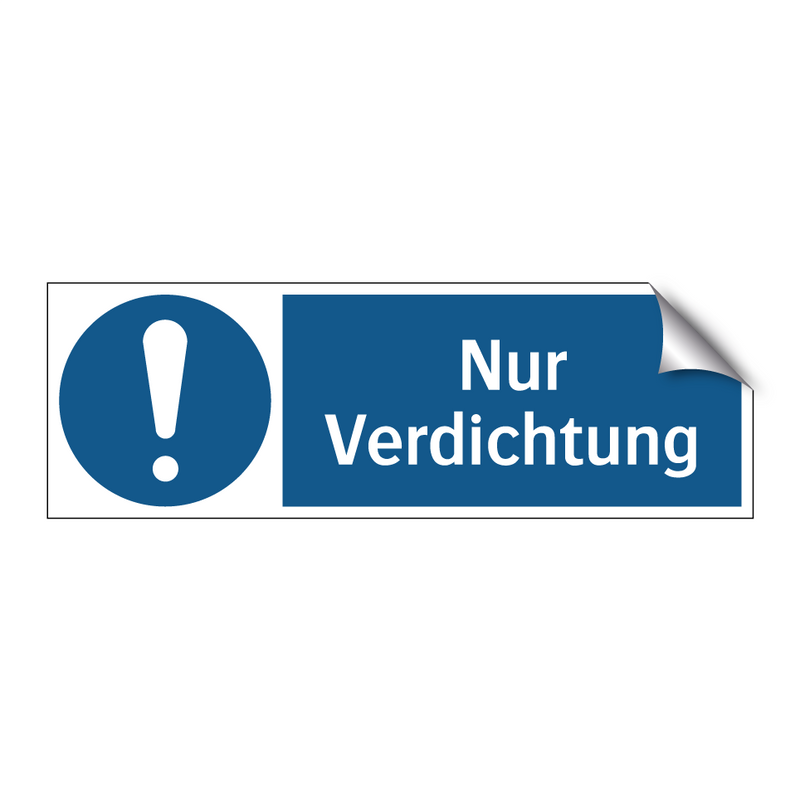 Nur Verdichtung