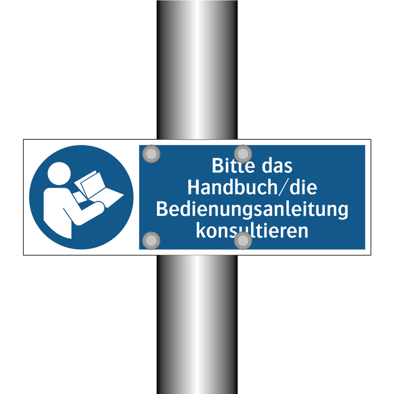 Bitte das Handbuch/die Bedienungsanleitung konsultieren