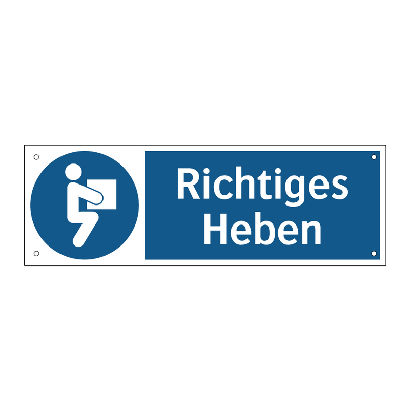 Richtiges Heben