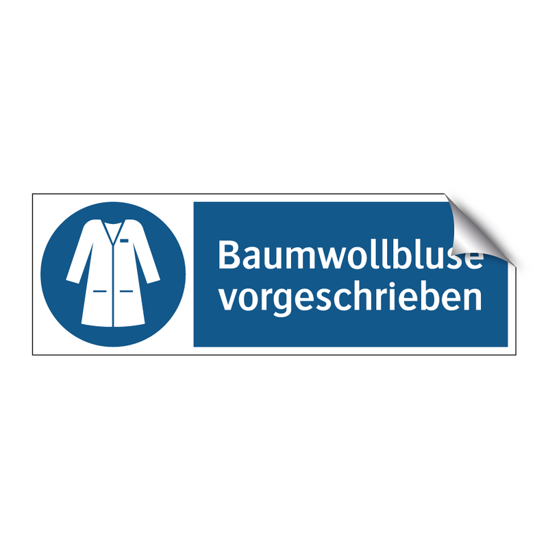 Baumwollbluse vorgeschrieben