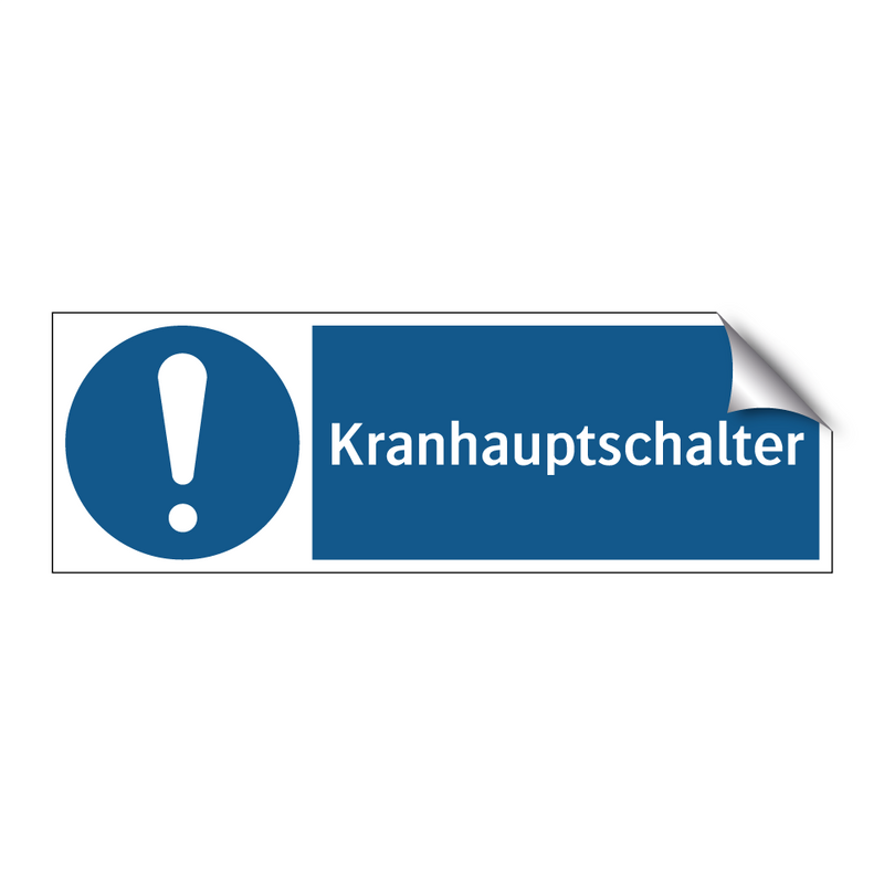 Kranhauptschalter