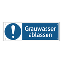 Grauwasser ablassen