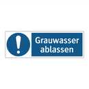 Grauwasser ablassen